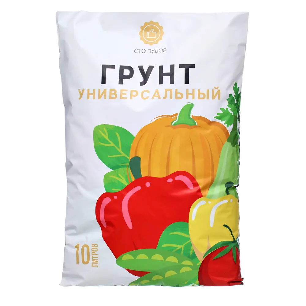 Грунт Сто пудов универсальный 10л 83742323 STLM-2167426 Santreyd 