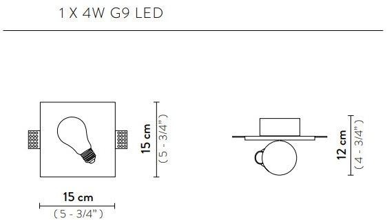 Slamp Полувстраиваемый настенный светильник Idea sun-id-1504585 - Вид №5