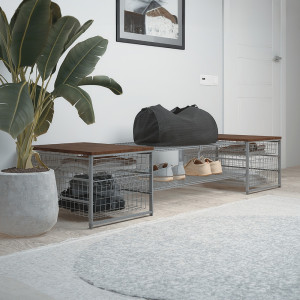 Комплекты для прихожей , 1815х365х565 мм, серый LJPS0577 Public Steel Россия