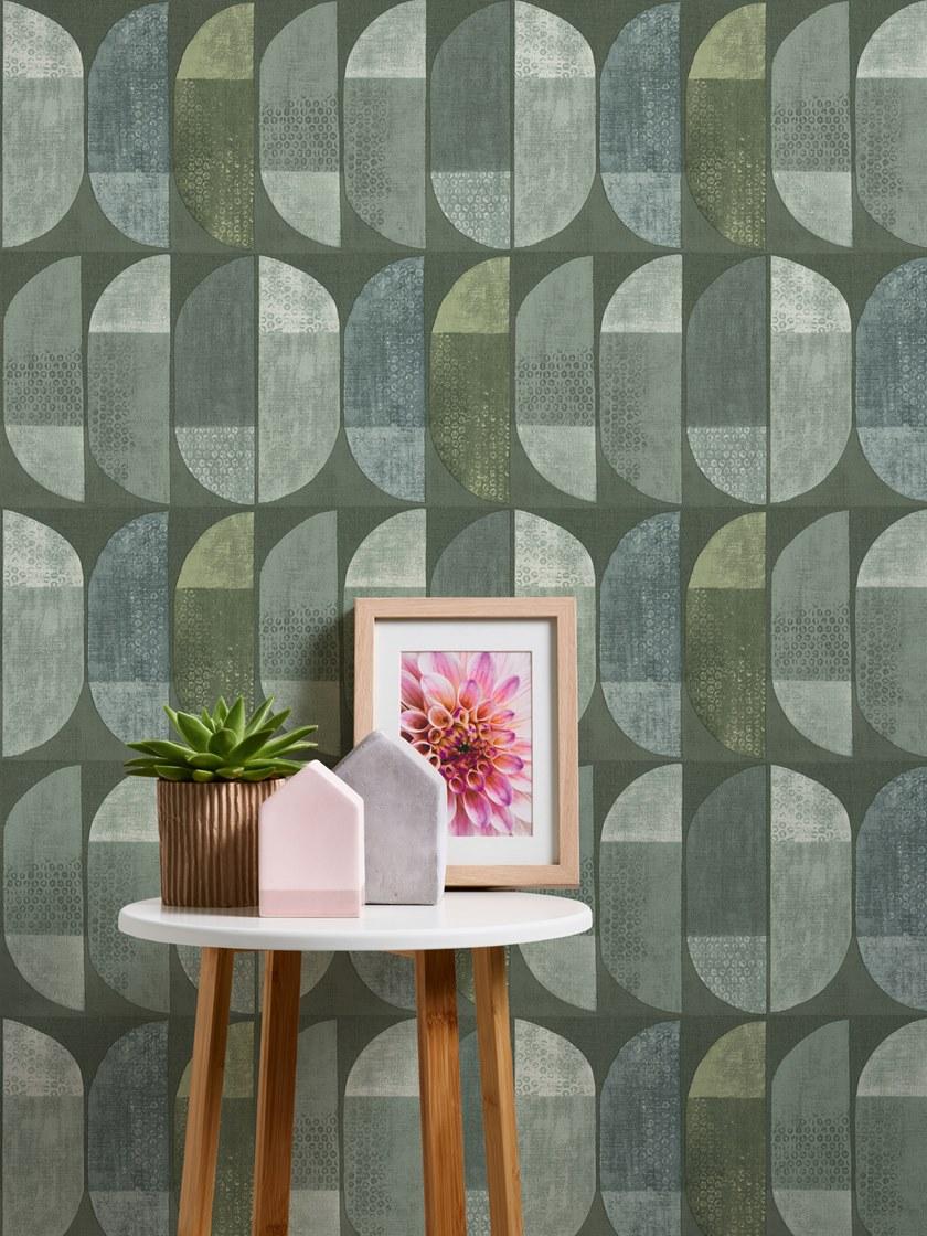 Architects Paper Моющиеся флизелиновые обои с геометрическим рисунком Geo nordic 375312 - Вид №2