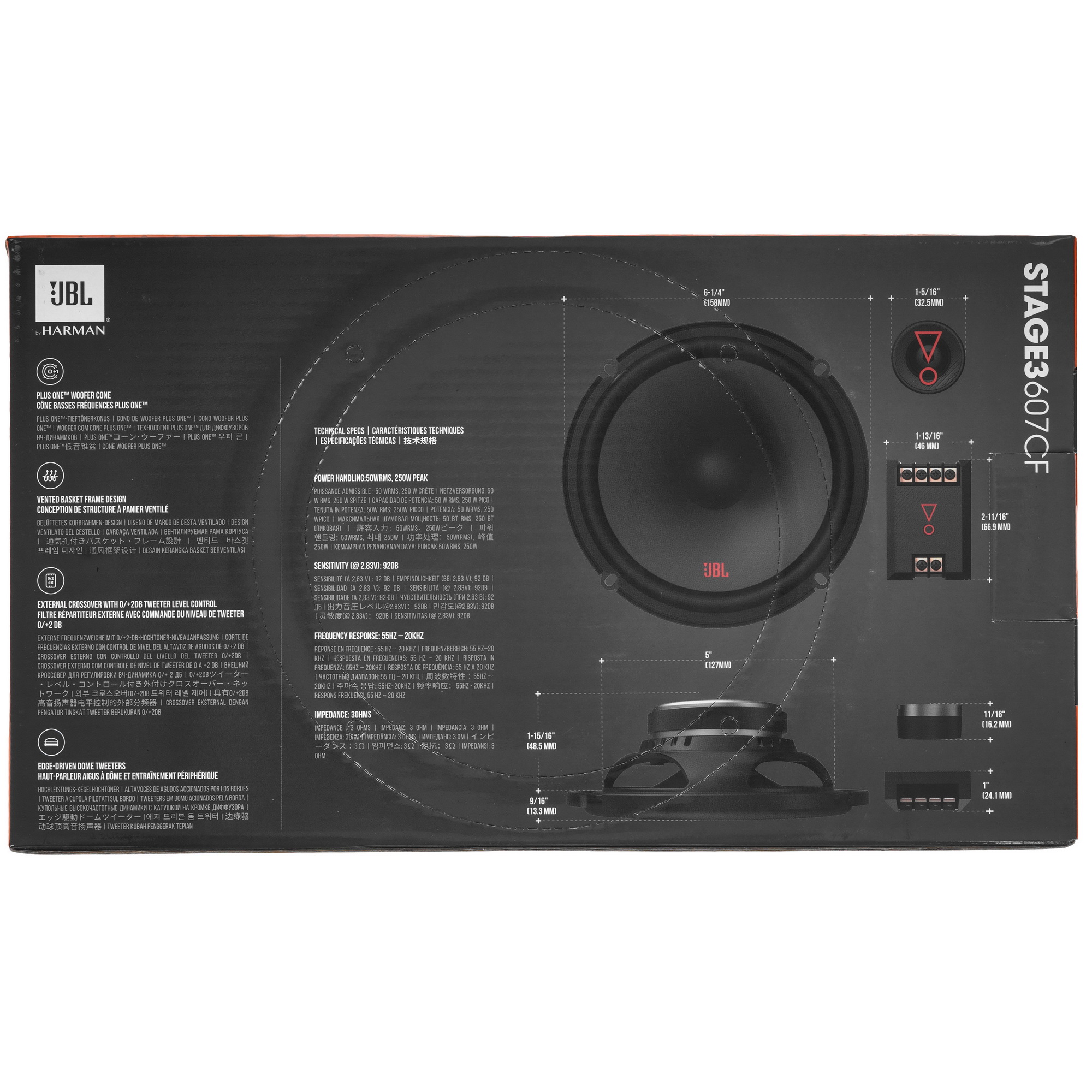 5463602 Компонентная акустическая система JBL STAGE3 607CF STDN-0079655 - Вид №7