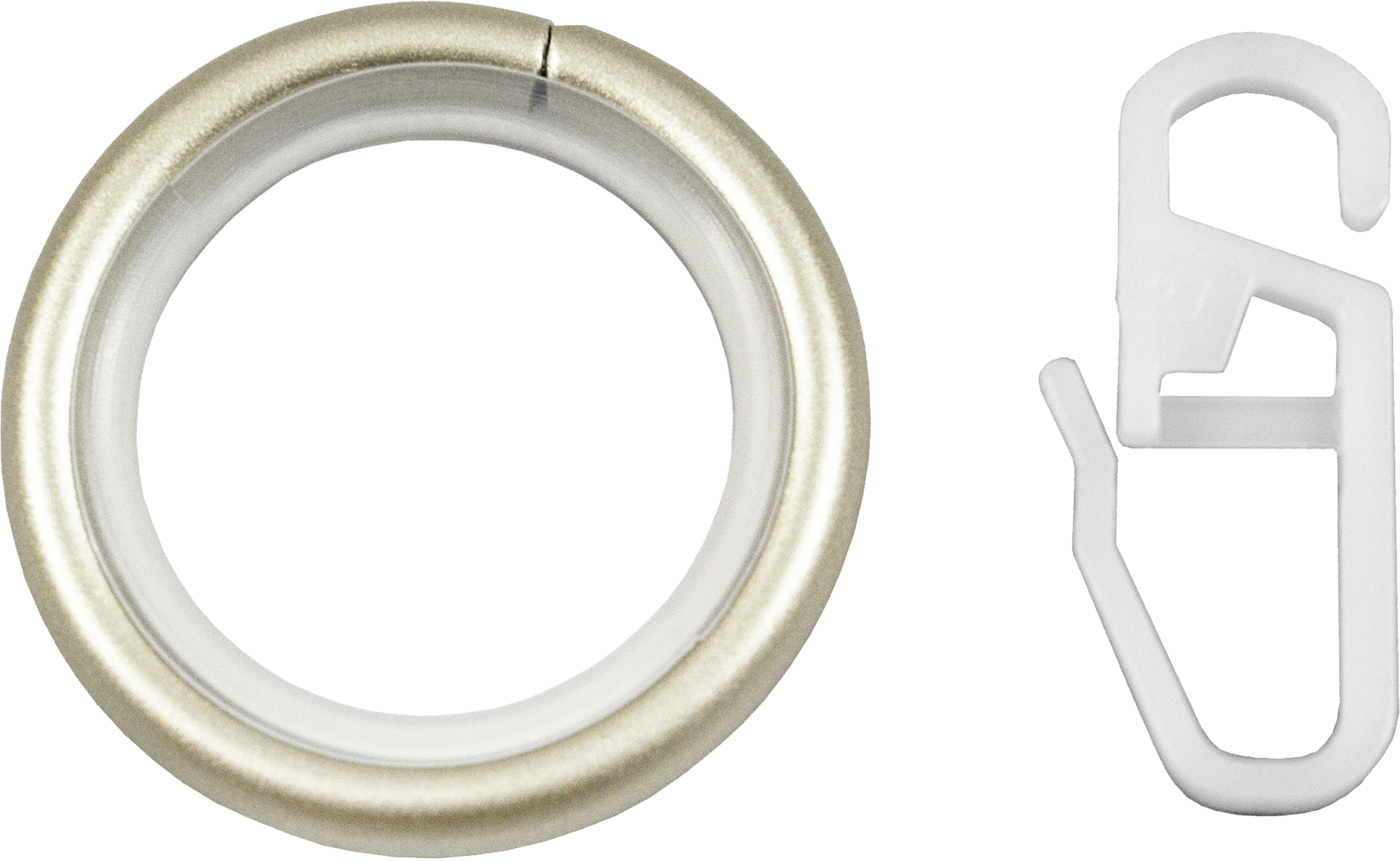 Кольца Santreyd с крючками для карнизов 28 мм, сталь матовая, 10 шт 82367965 STLM-0025614