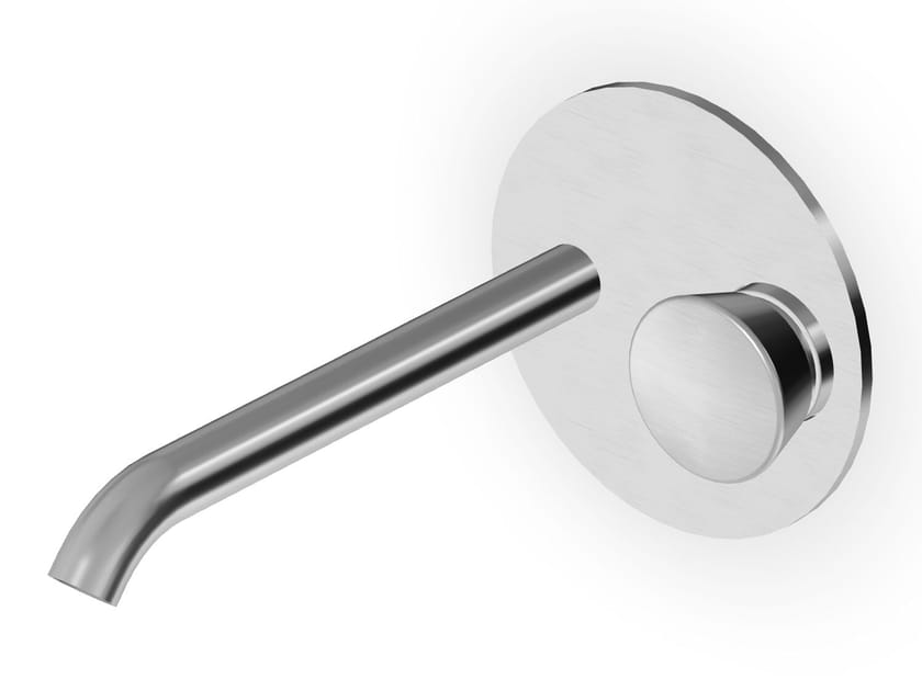 Смеситель для раковины из нержавеющей стали с пластиной Zucchetti Sablier ARCH-00119546