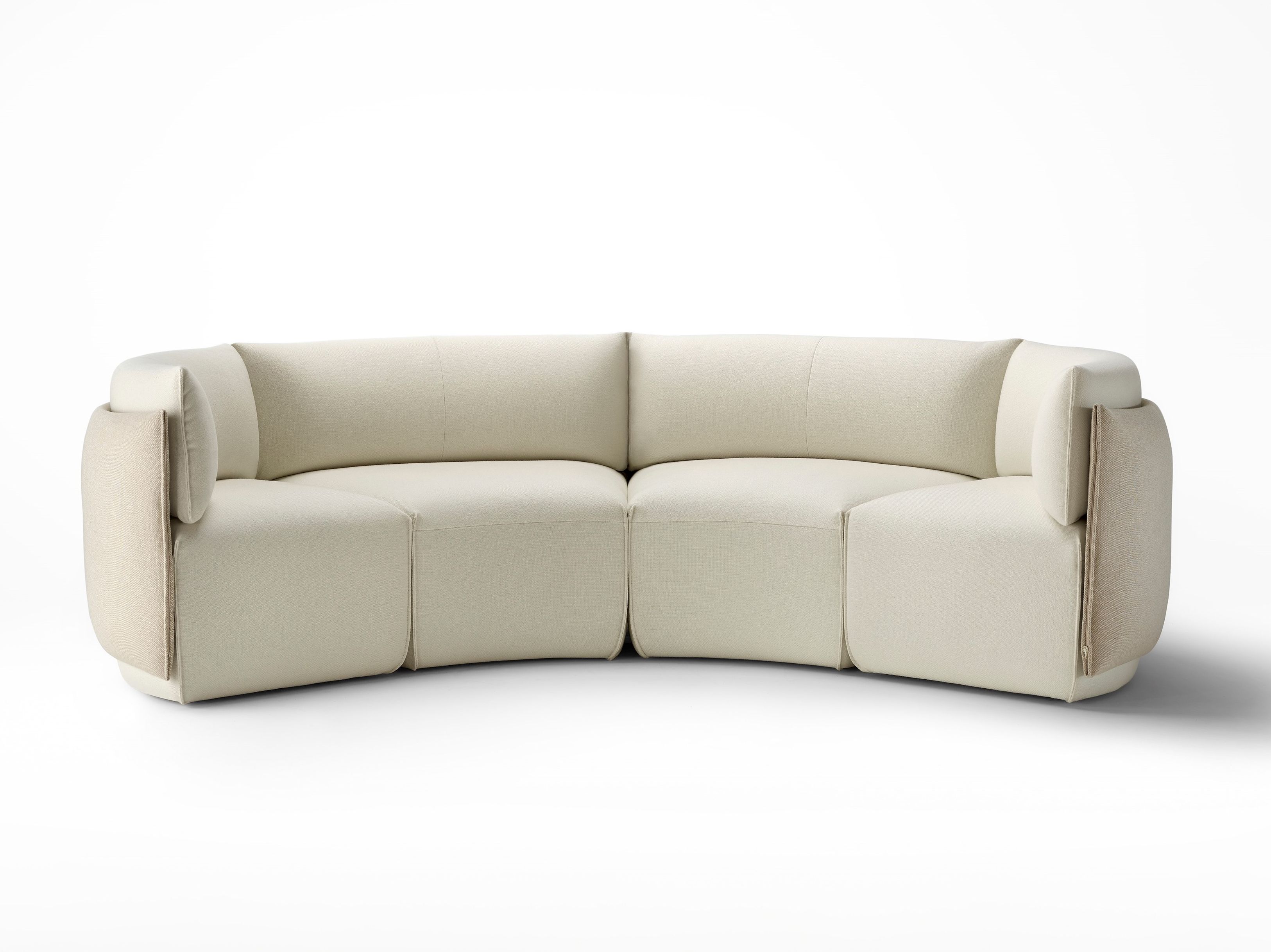 Изогнутый диван из ткани Ross Gardam ARCH-00101655