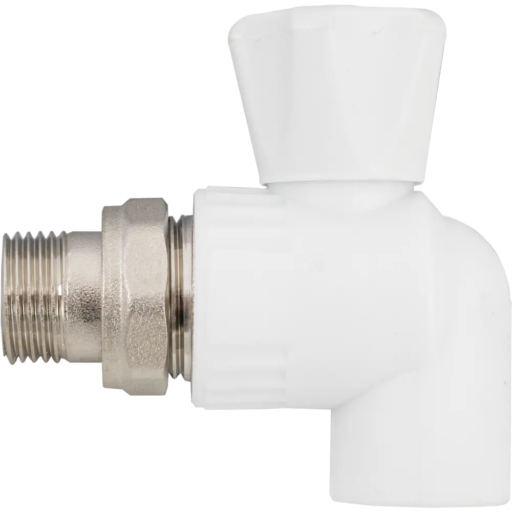 Кран для радиатора угловой Valfex 1/2"x20 мм полипропилен 82194812 STLM-2043672  - Вид №1