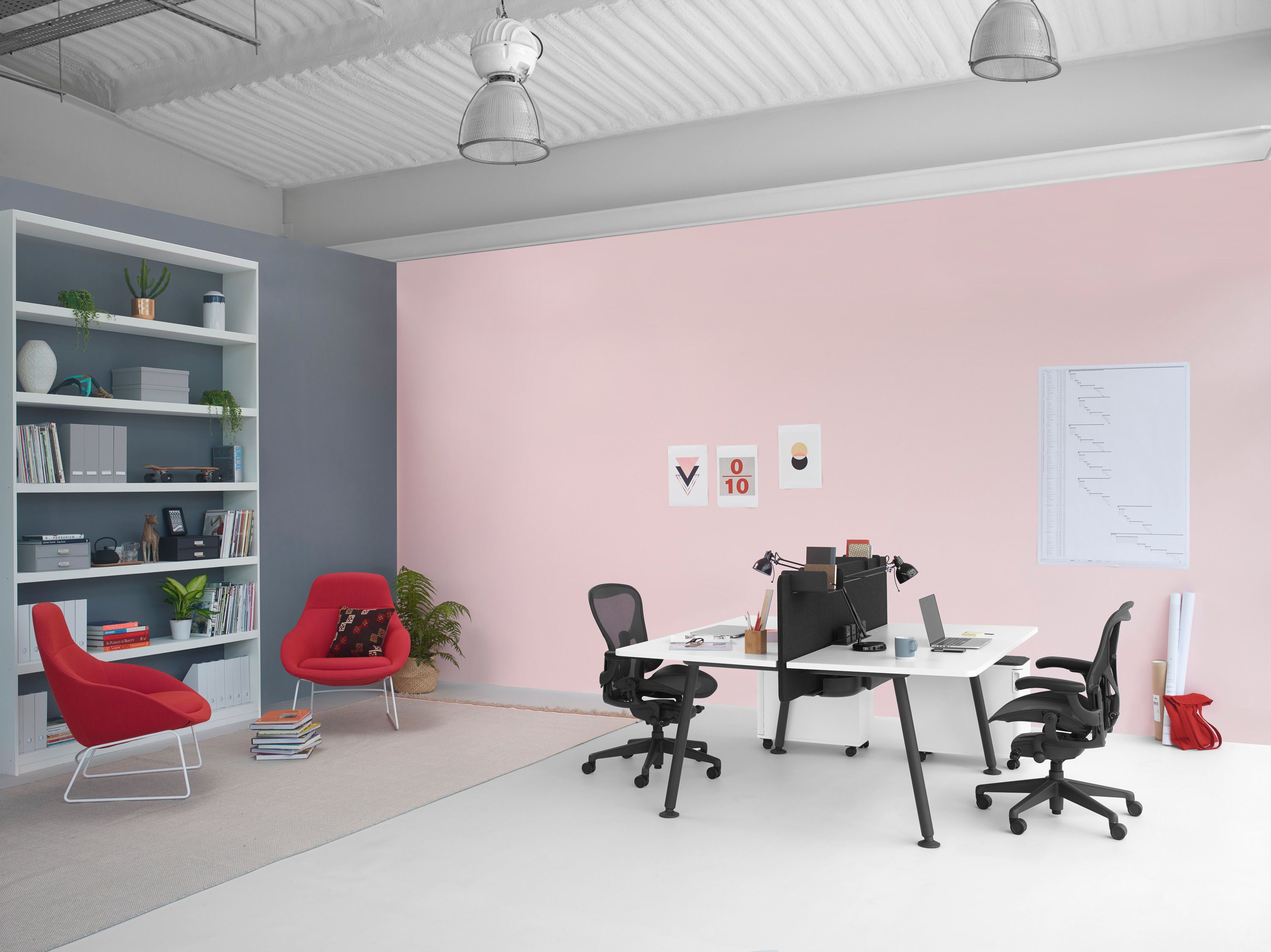 5-спицевое вращающееся офисное кресло с колесами Herman Miller Aeron ARCH-00152986 - Вид №44