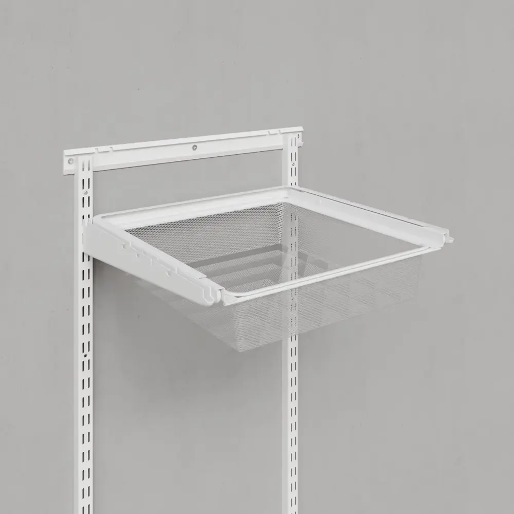 Декоративная планка для полки 45.3x3.2x43.2 см металл цвет белый ТИТАН-GS STLM-2161297