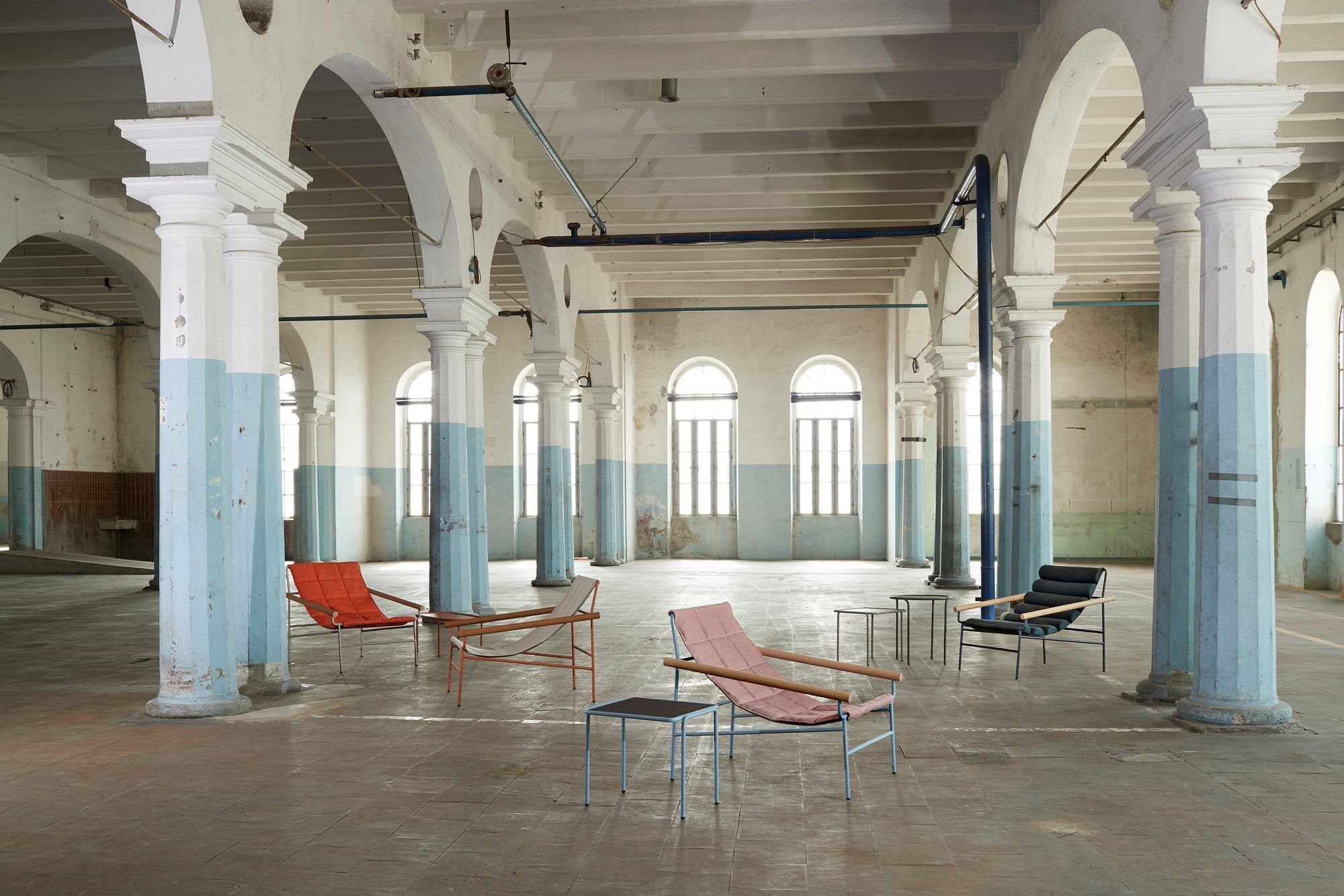 Окрашенный металлический прямоугольный садовый столик S-CAB Dress_Code ARCH-00037401 - Вид №13