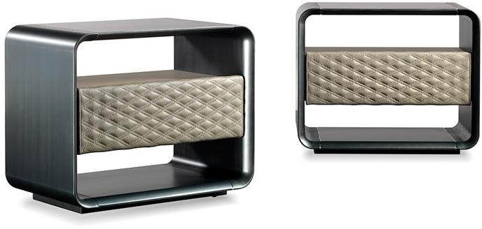 Reflex Прикроватная тумбочка из лакированной древесины с ящиками Oh sun-id-1390596 - Вид №2