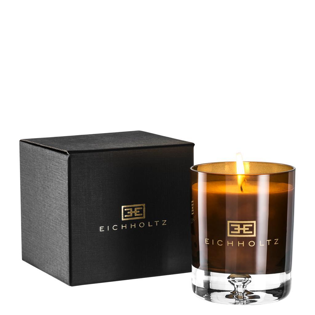 Свечи ароматические в стеклянном стакане 6 шт оранжевые Eichholtz EICHHOLTZ EICHHOLTZ 060396 Оранжевый;прозрачный  - Вид №1