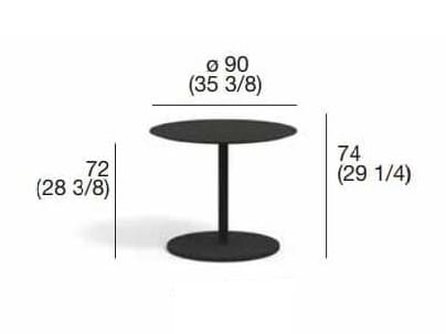 Круглый садовый стол RODA Button ARCH-00153100 - Вид №5