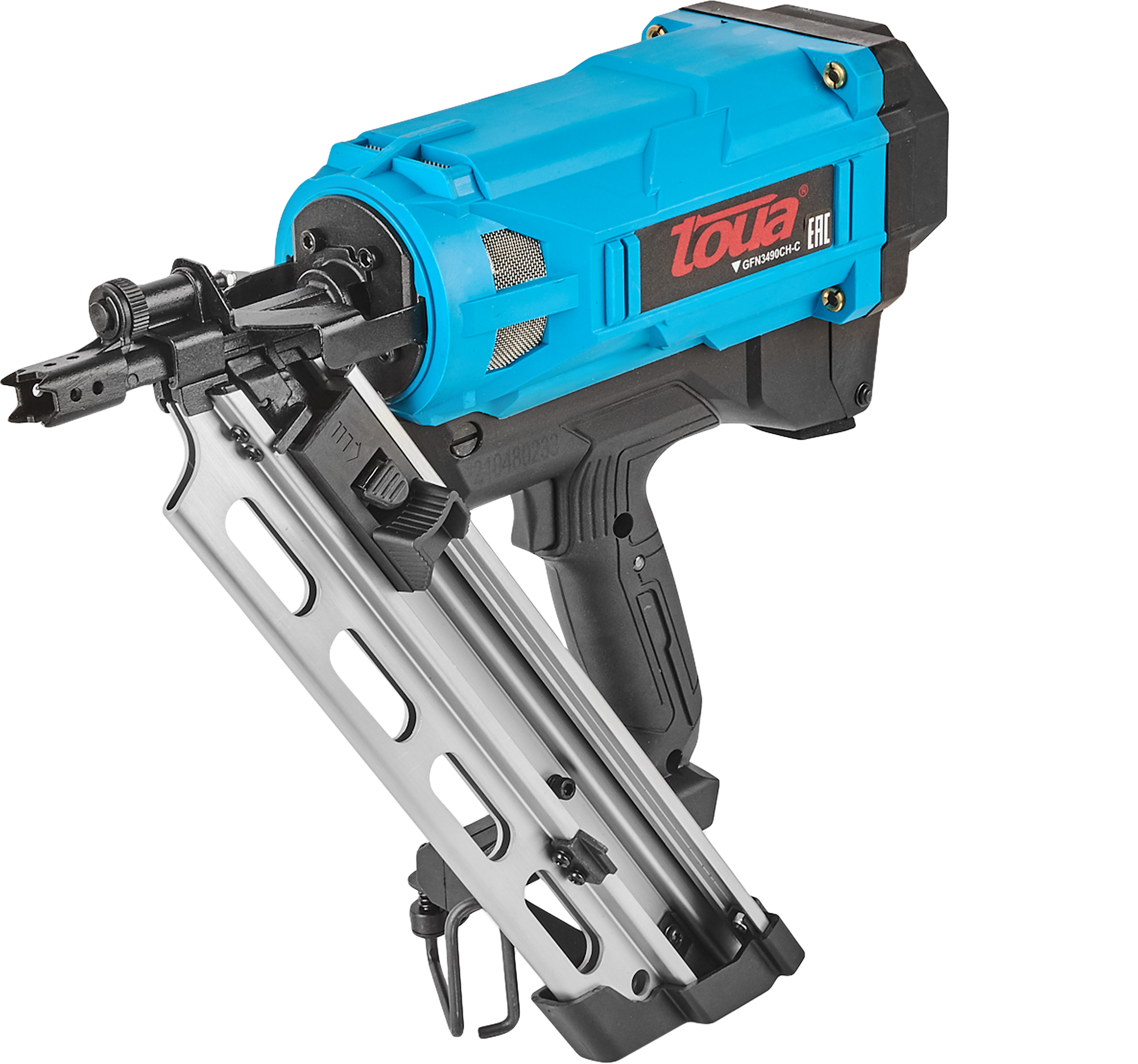 Аккумуляторный газовый нейлер TOUA GFN3490CH-С для профессионального строительства 89070316