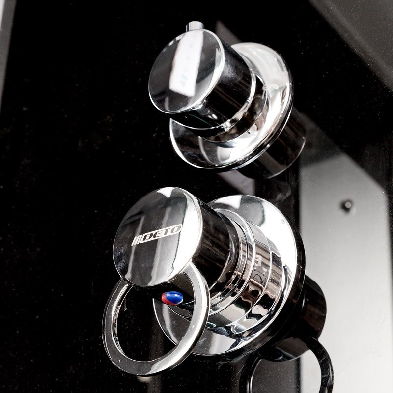 V1015 Душевая кабина DETO Серия V B01S+ эл. BLACK - Вид №18