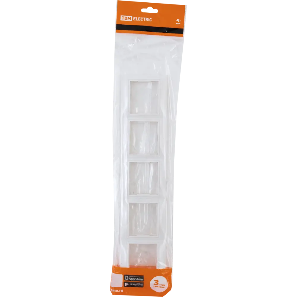 TDM ELECTRIC Рамка горизонтальная для розеток и выключателей на 5 модулей 85591185 Таймыр STLM-0064411 - Вид №4