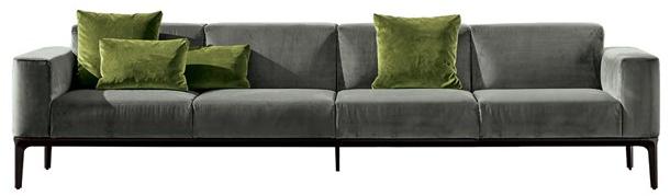 Sovet italia 4-х местный модульный диван из ткани Slim sun-id-1440481 - Вид №2