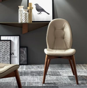 Стул с мягким сиденьем и спинкой бежевый Sorrento Modern TONIN CASA MODERN 00-3981512 Бежевый