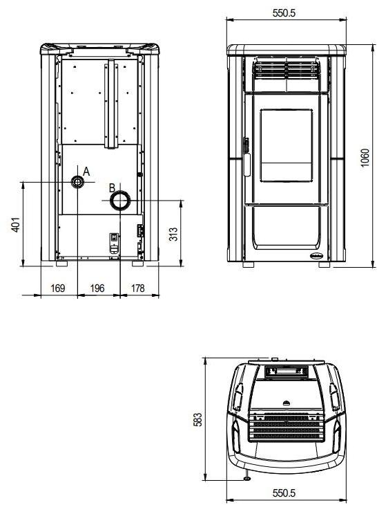 LA NORDICA EXTRAFLAME Вентилируемая пеллетная печь sun-id-1363832 - Вид №2