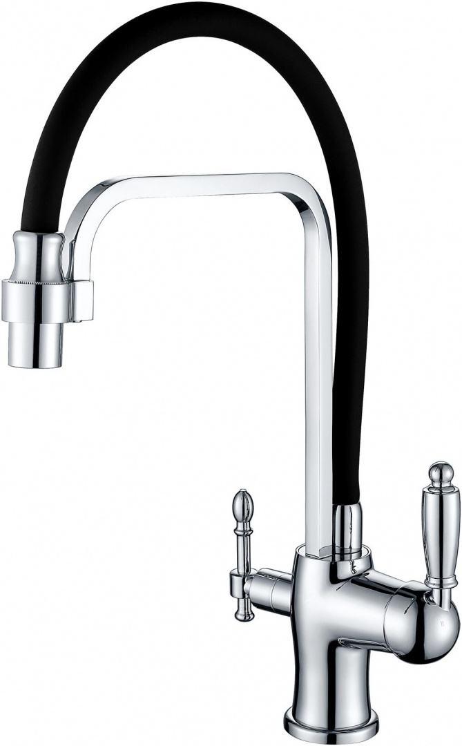 Смеситель ZorG Sanitary ZR 342-6 YF для кухонной мойки, хром