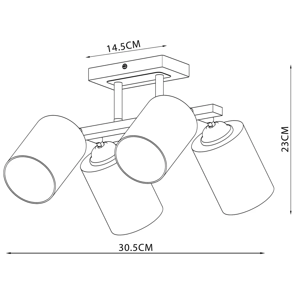 Потолочная люстра INSPIRE Amber с янтарными плафонами для гостиной 85113376 STLM-0058953 - Вид №9
