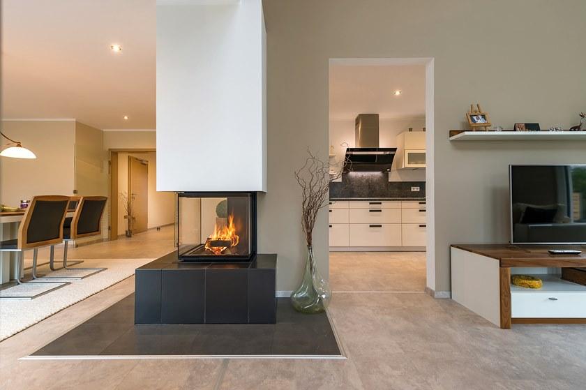 RÜEGG Дровяной стальной камин с панорамным остеклением Premium line sun-id-1497170 - Вид №7