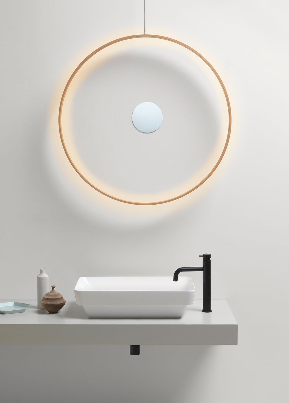 883711 Встроенная раковина под столешницу овальная GSI ceramica Pura - Вид №6