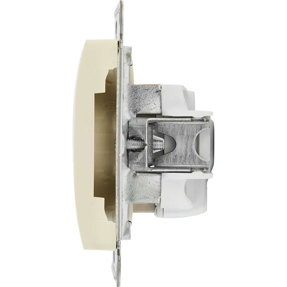 Розетка Schneider Electric Glossa без заземления в бежевом исполнении 86710189 STLM-0070805 - Вид №2