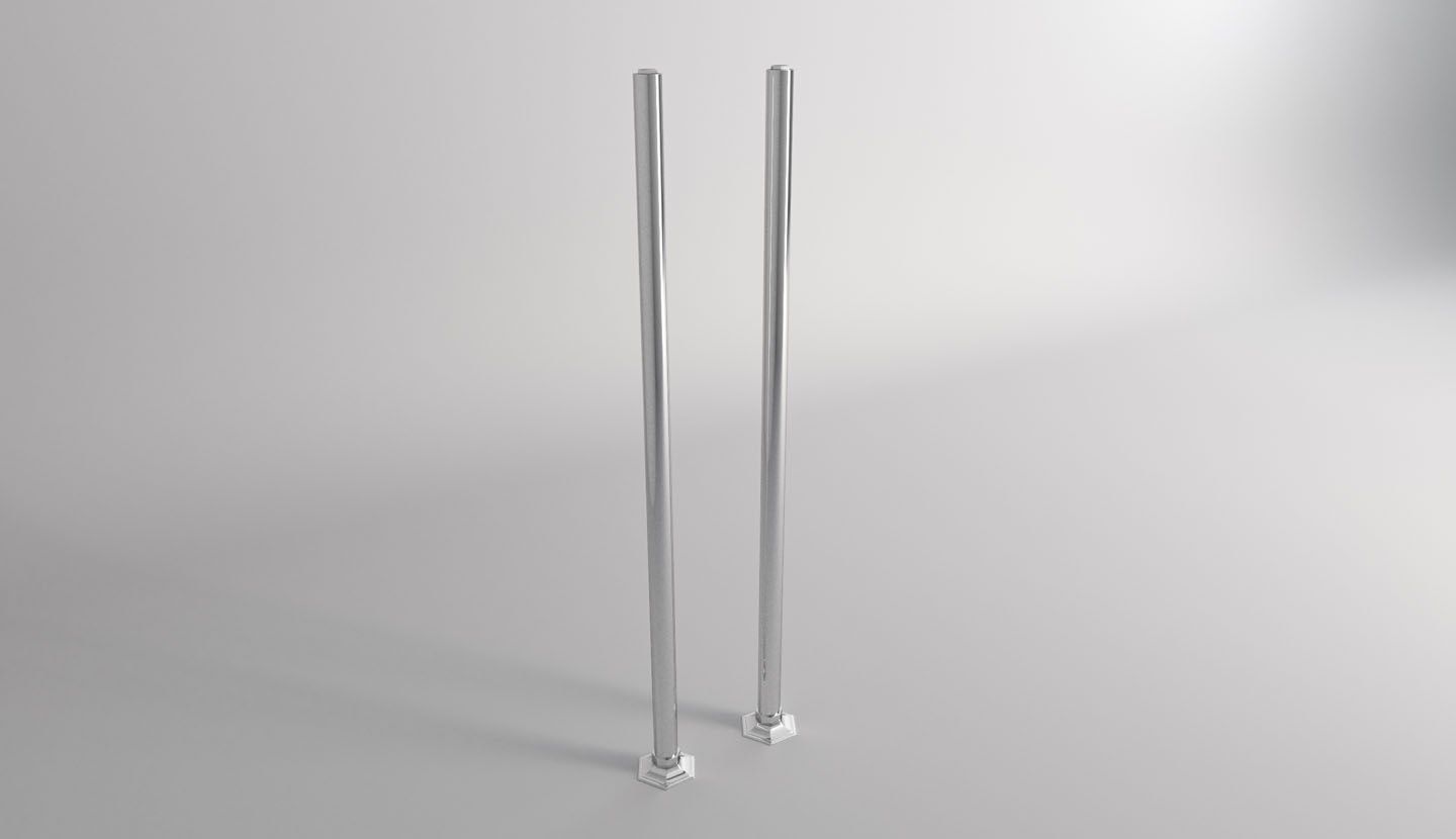 Напольный смеситель для ванны с отдельными розетками Park Avenue Crowe ARCH-00029266 - Вид №6