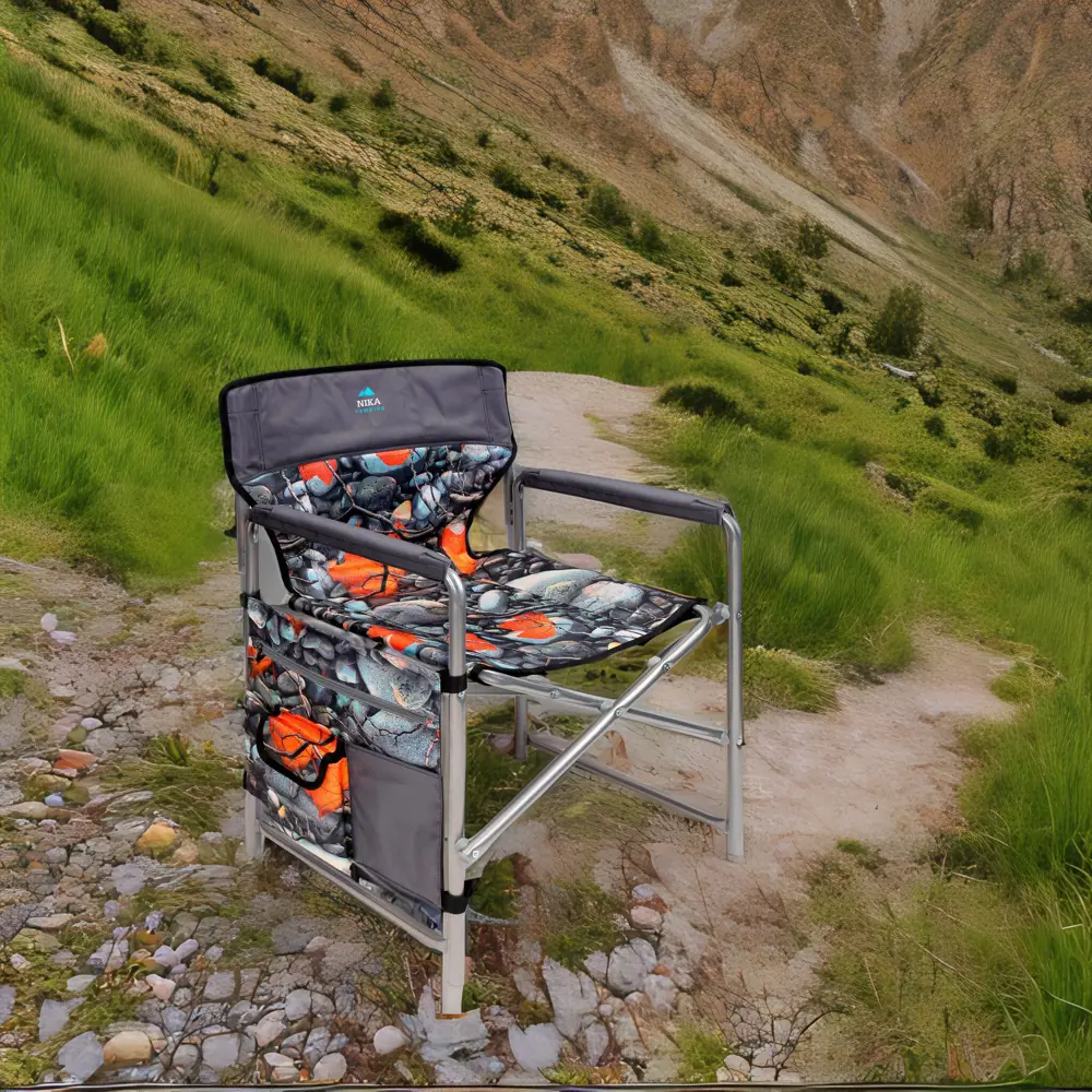 Кресло садовое КС2/4 складное 49x55x82 см металл мультиколор Nika Товар без серии STLM-2156280 - Вид №3