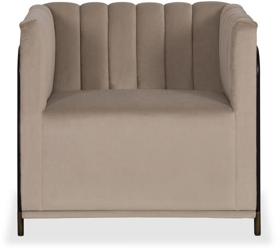 Stylish Club Мягкое кресло с подлокотниками из микрофибры и бархата Kensington Scf.k09 - Вид №1