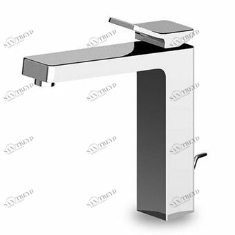 ZP7232 Смеситель для раковины, однорычажный, с аэратором, сливной 1 1/4, гибкие хвостовики. Zucchetti Soft 