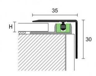 PROFILPAS Напольный профиль Unisystem plus sun-id-1353168 - Вид №1
