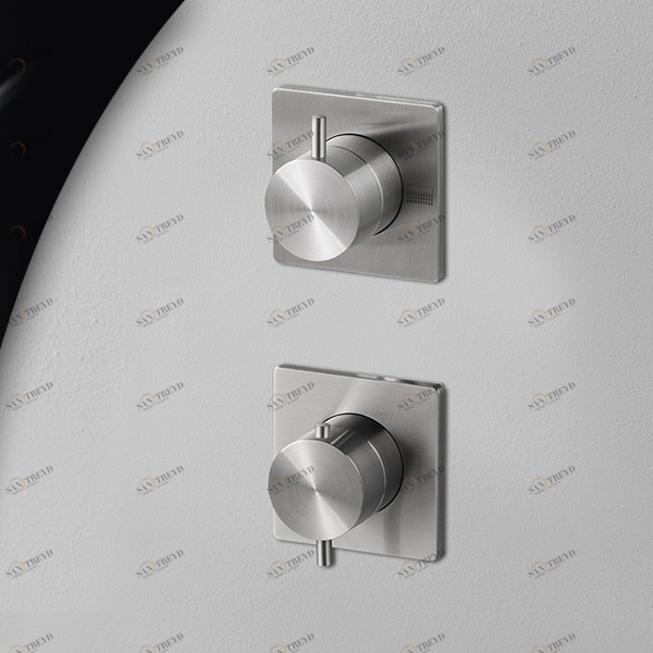 Термостат для душа сталь матовая AICO Radomonte TER92S