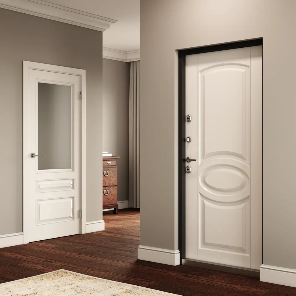 Дверь металлическая Термо С-2, 950 мм, левая, цвет белый TOREX STLM-2061123 - Вид №10