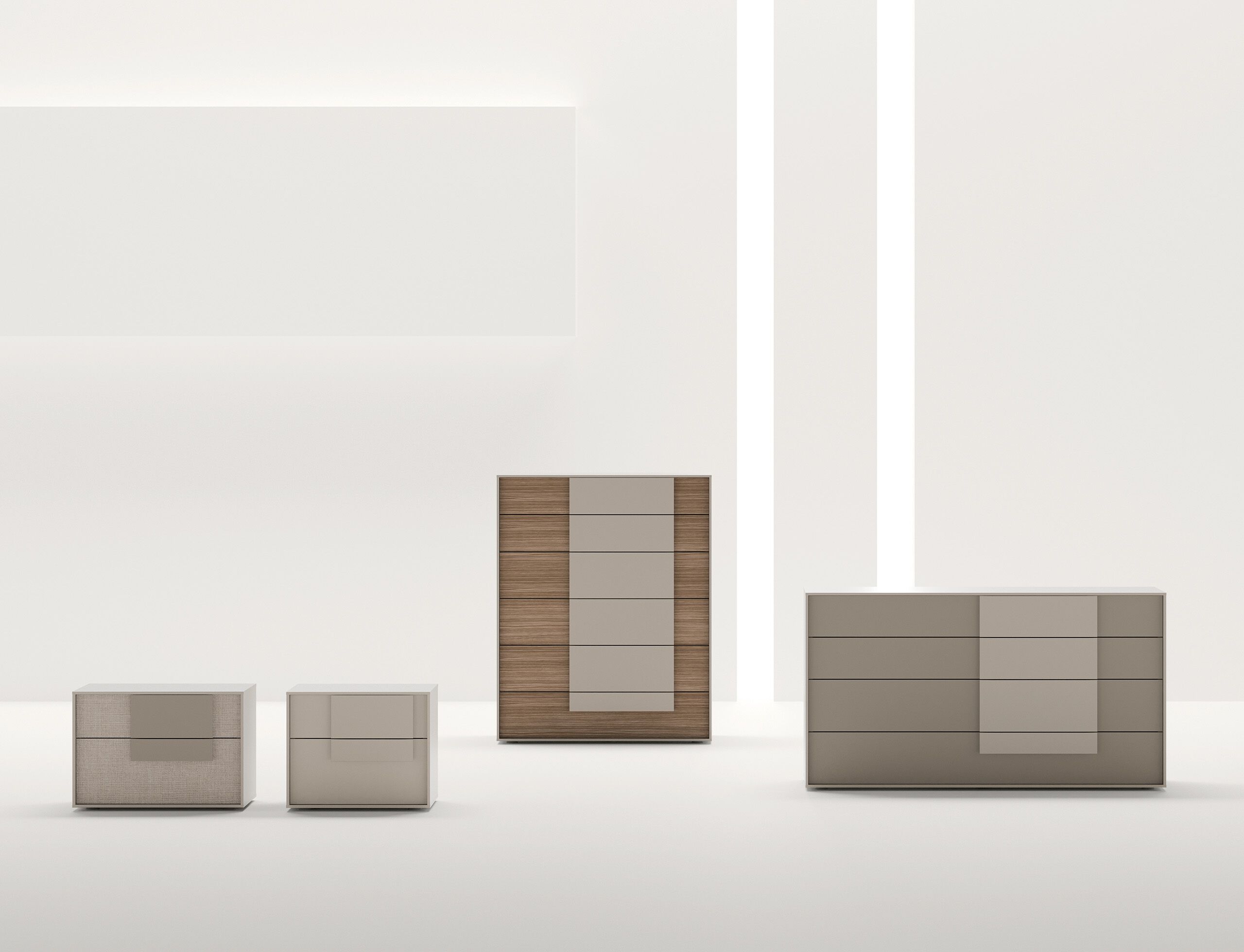 Прямоугольная тумбочка из меламиновой ткани Adok Cube ARCH-00067527 - Вид №1