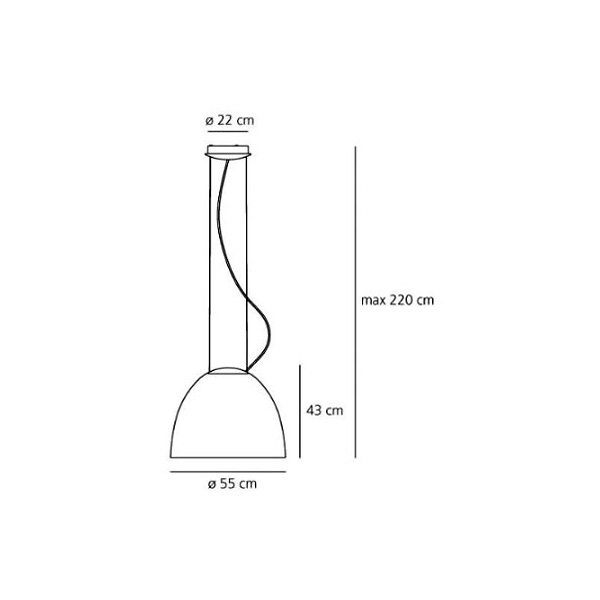 Подвесной светильник A240210 от Artemide ARTEMIDE ДИЗАЙНЕРСКИЕ 243321 Коричневый  - Вид №4