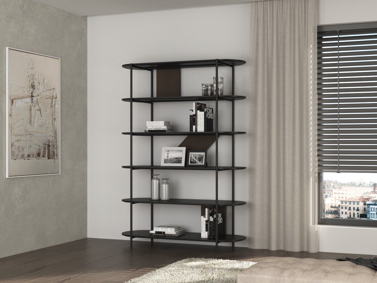 Деревянный книжный шкаф animovel Santana ARCH-00094295 - Вид №1