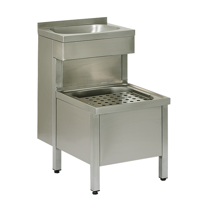 98021 Свободностоящая раковина с умывальником, с SLU 08LND, 24 В пост. SANELA 