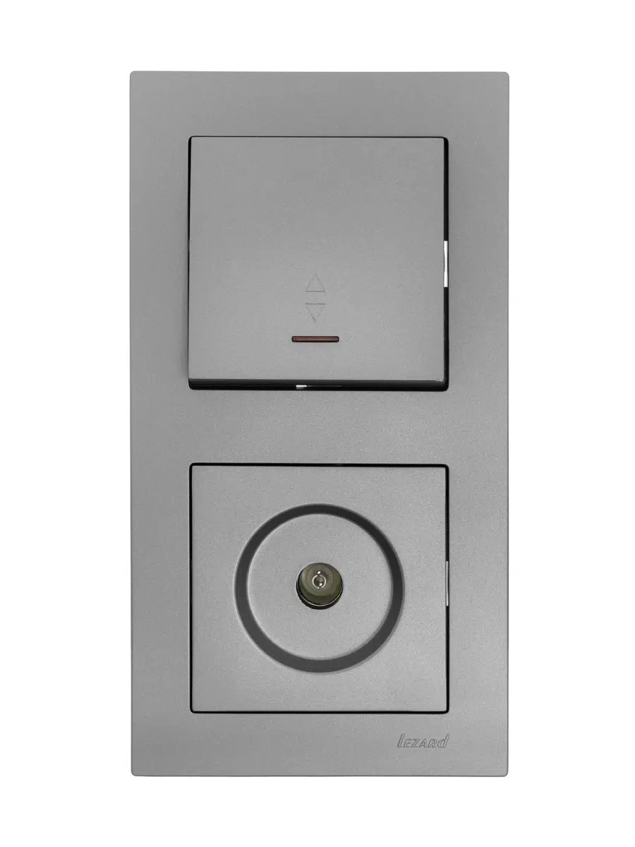 VESNA Рамка 2-ая вертикальная без вст платина LEZARD 742-3500-152 - Вид №2