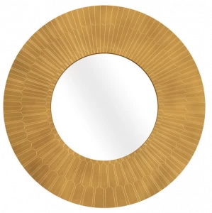 Scarlet Splendour Круглое зеркало с настенной рамой Vanilla noir oro