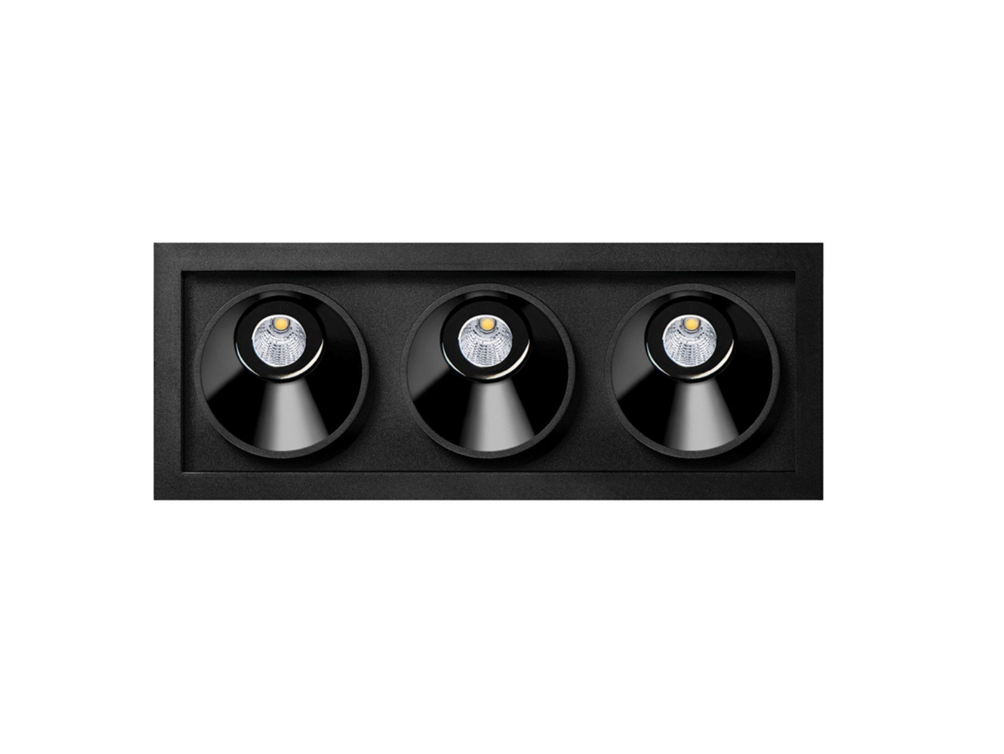 Несколько алюминиевых светодиодных утопленных прожекторов Arkoslight Black Foster ARCH-00088906