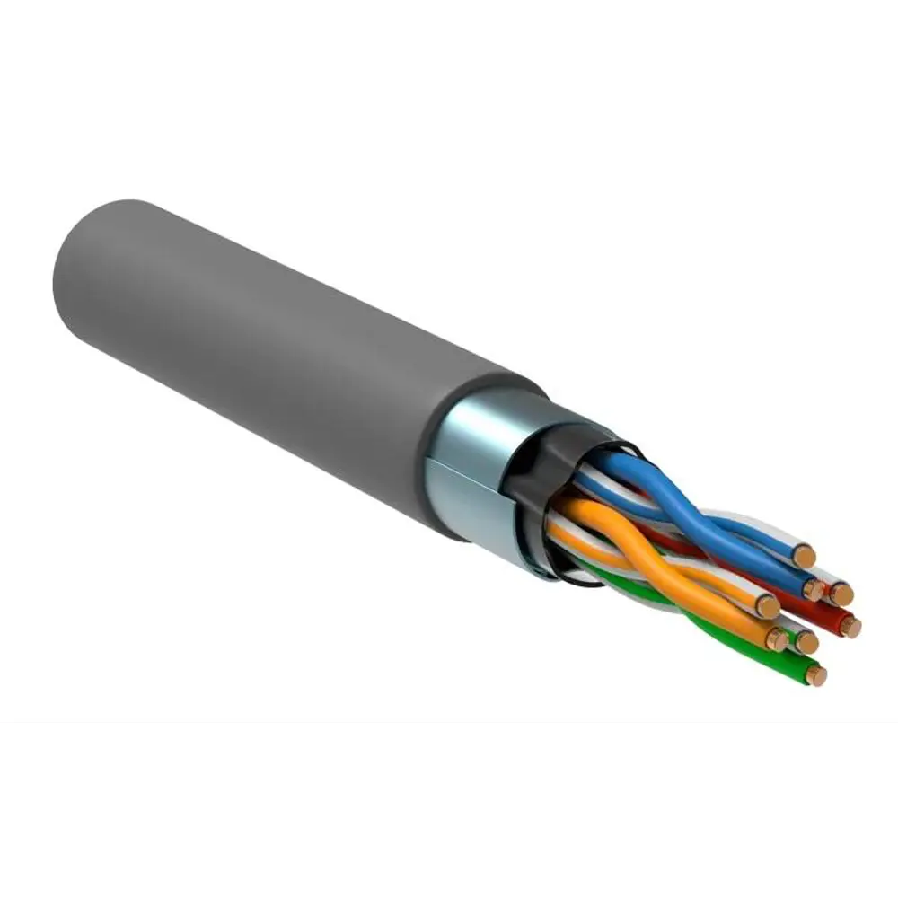Кабель витая пара ITK F/UTP 4x2x24 AWG PVC цвет серый 88763677 STLM-2092338 Santreyd 