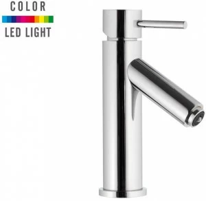 Remer Rubinetterie Смеситель для умывальника из хромированной латуни на столешнице без сливного крана Minimal color Nr 11 2