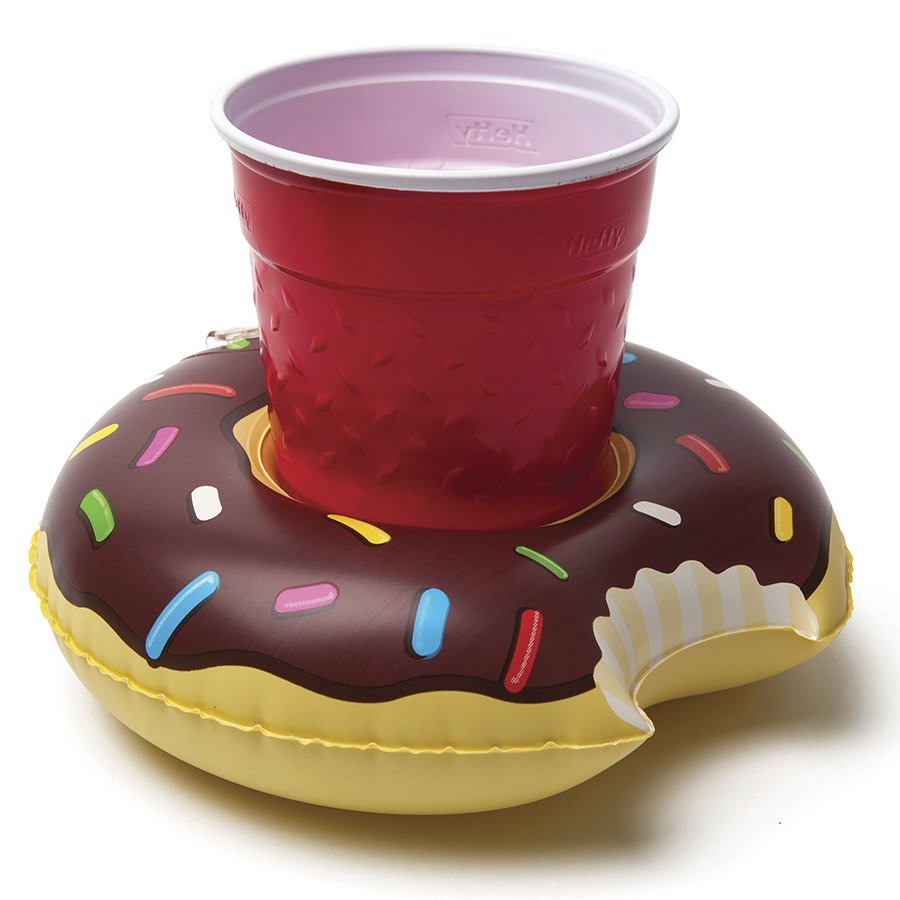 Набор подстаканников для бассейна donut 3 шт BIGMOUTH ДИЗАЙНЕРСКИЕ 299848 Бежевый;коричневый  - Вид №1