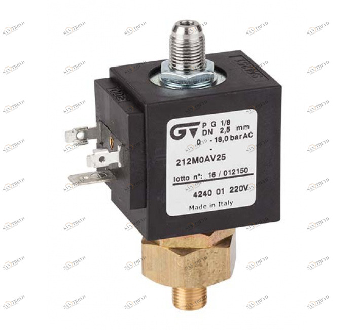 GENEBRE 4240 01 220v 2-ходовой электромагнитный клапан прямого действия Н.О 