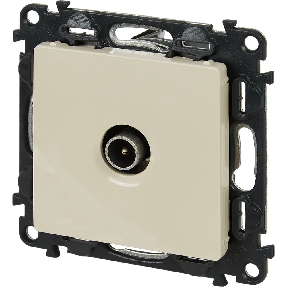 Розетка телевизионная Legrand VLN-L Звезда цвет слоновая кость 82169348 STLM-2207643 Valena Life - Вид №1