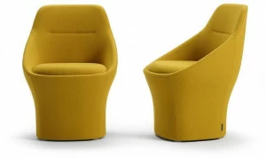 Offecct Кресло со съемным чехлом из ткани с высокой спинкой Ezy