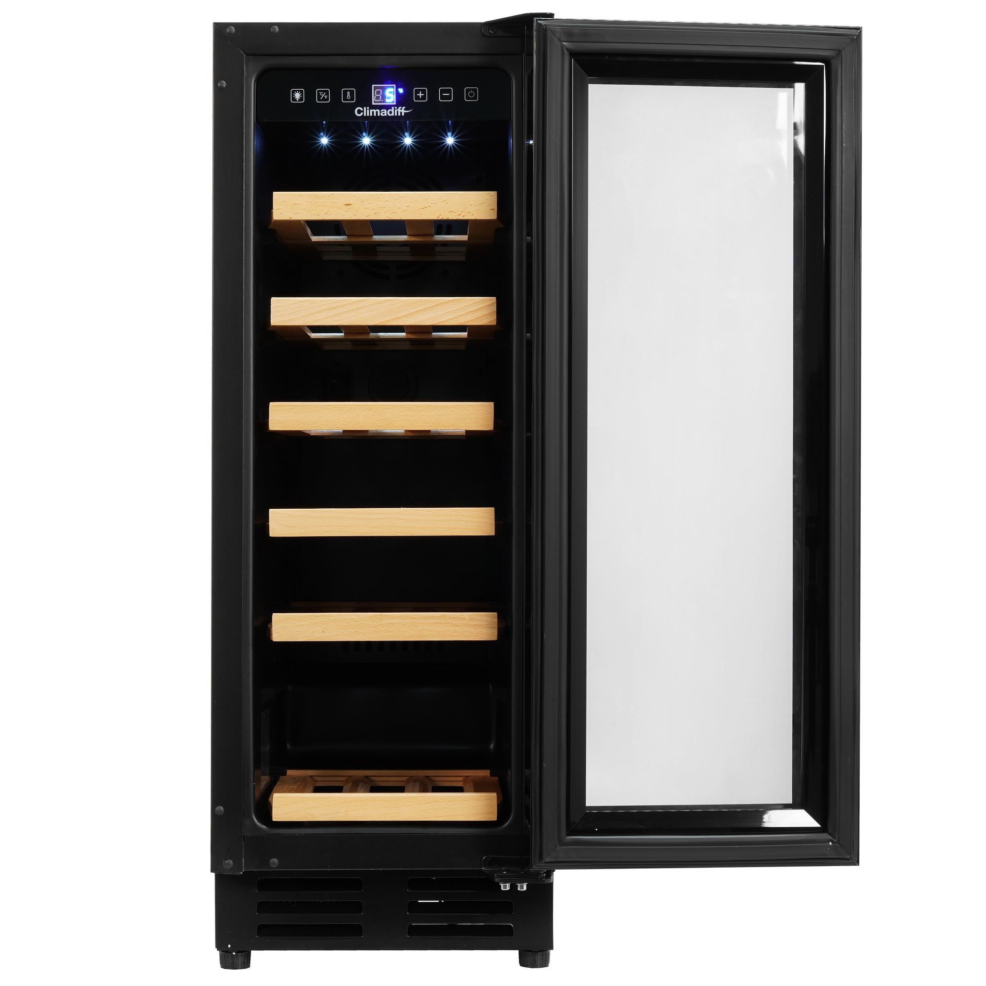 9988983 Винный шкаф Climadiff CBU18S2B черный STDN-0007506 - Вид №2