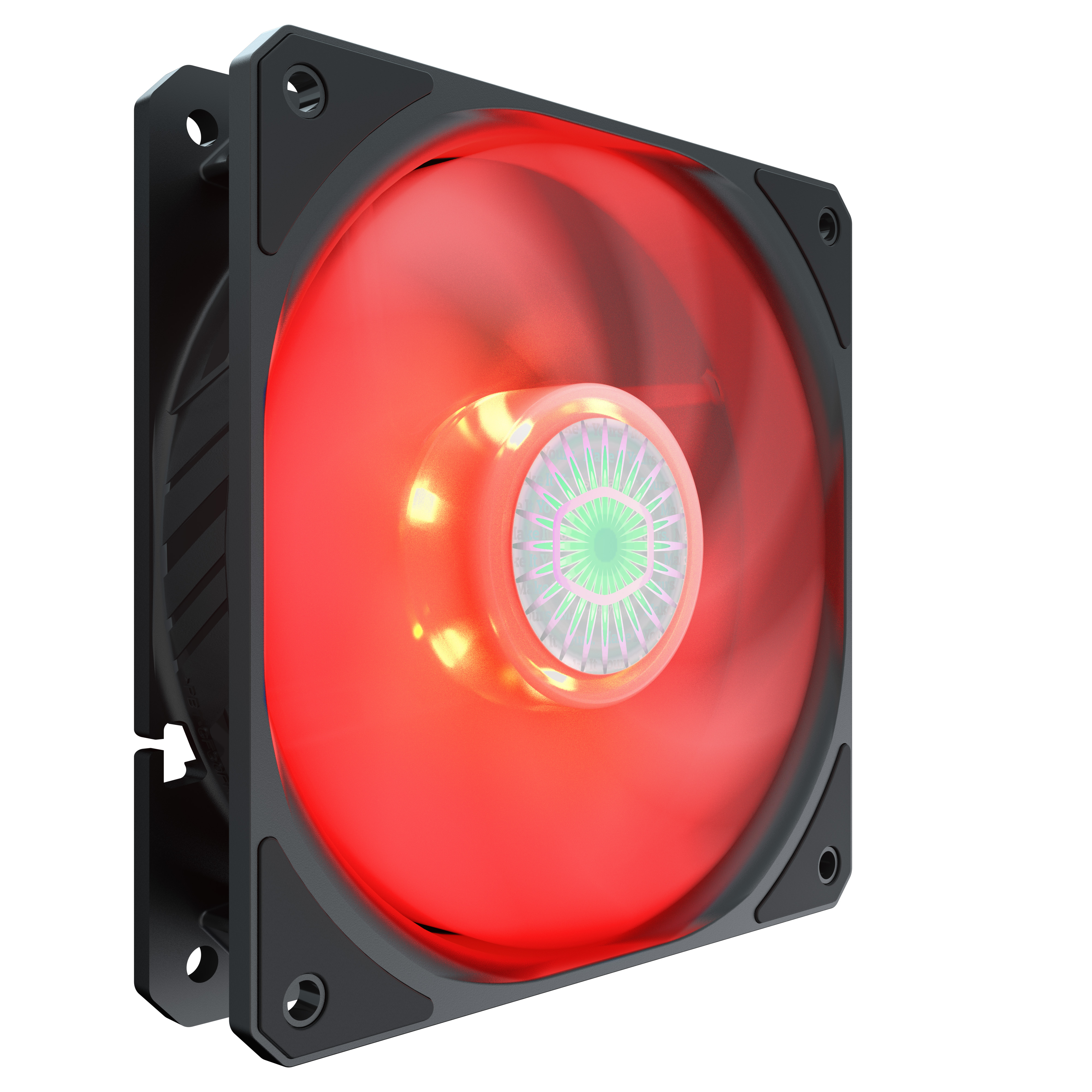 MFX-B2DN-18NPR-R1 case cooler sickleflow 120 red led fan, 4pin Cooler Master Santreyd  - Вид №1