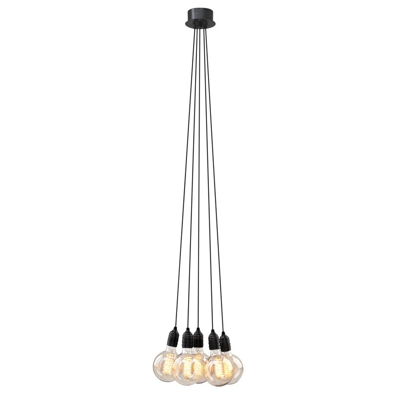 Крепление для винтажных лампочек 5шт от Eichholtz Чёрное 108626 EICHHOLTZ EICHHOLTZ 060548 Чёрный  - Вид №2