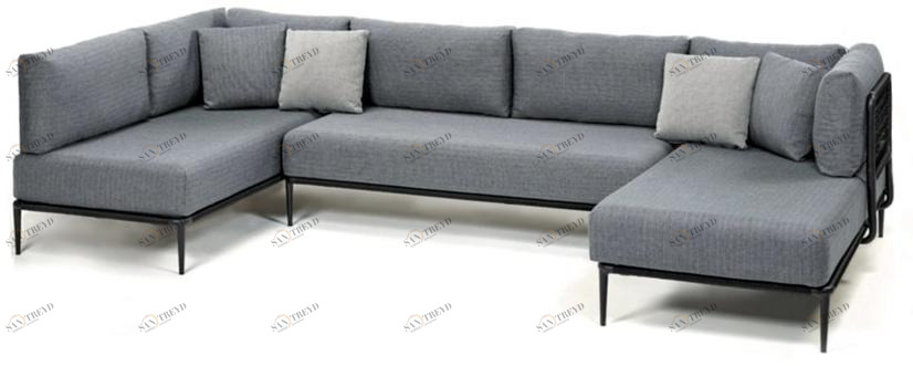 Royal Botania Модульный садовый диван с шезлонгом Lusit Lus...